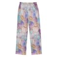 thumbnail image 2 of FORMRS Kids Pajama Pants with Pockets Size 13-14Y Boys Lounge Sleep Bottoms, Watercolor Marble Pattern, 2 of 8