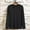 #454-Black, variant on Men's Fashion Oversized Pullover Casual Long Sleeve Shirt, Solid Color Round Neck Relaxed Fit Top for Men, Urban Streetwear Daily Casual Wear,Plus Size