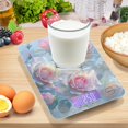 thumbnail image 7 of Roses Watercolor Food Scale Digital Kitchen Scale Waterproof Grams Ounces lbs for Weight Loss, 7 of 7