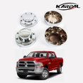 thumbnail image 4 of KARPAL Front and Rear Wheel Center Hubcap Compatible with 2011-2018 Ram 3500 1-TON Dually DRW, Alcoa Alloy, (2Pcs Front), (2Pcs, Rear), 4 of 4