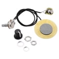 thumbnail image 2 of 4Pcs 50MM Guitar Piezo Transducer Pickup Open Pickup With Potentiometer 6.35MM OutputTAPDRA Spare Part, 2 of 4
