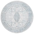 thumbnail image 4 of SAFAVIEH Restoration Vintage Quentin Medallion Area Rug, Grey/Light Blue, 8' x 10', 4 of 10