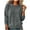 Gray, variant on Tqcoqu Women's Solid Crew Neck Fleece Pullover Top Front Kangaroo Pocket Long Sleeve Loose Casual Warm Sherpa Sweatshirt Tops For Fall Winter,Black Women's S-XXL