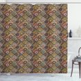 thumbnail image 1 of Ambesonne Moroccan Shower Curtain, Retro Checkered, 69"Wx84"L, Multicolor, 1 of 3