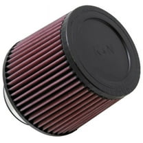 K&N Universal Clamp-On Air Filter: High Performance, Premium, Washable, Replacement Filter: Flange Diameter: 3 In, Filter Height: 5 In, Flange Length: 1.75 In, Shape: Round Tapered, RU-3570