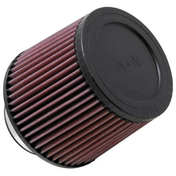 K&N Universal Clamp-On Air Filter: High Performance, Premium, Washable, Replacement Filter: Flange Diameter: 3 In, Filter Height: 5 In, Flange Length: 1.75 In, Shape: Round Tapered, RU-3570