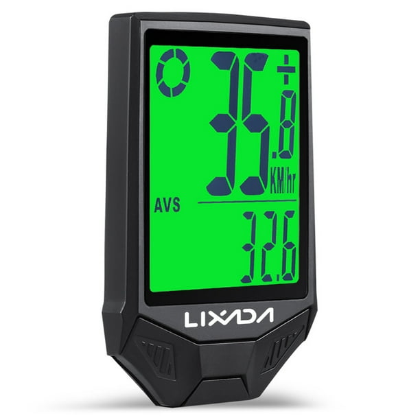 Bike computer with 2025 temperature