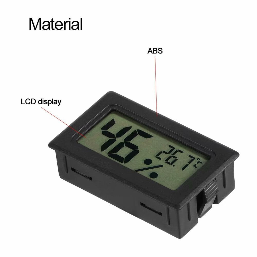 1-20pcs Indoor Hygrometer Thermometer Round Mini Digital Humidity Gauge  Tester ℉
