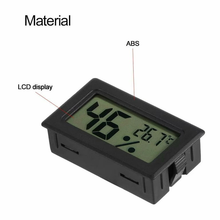 2Z 10-Pack Mini Digital Humidity Thermometer Hygrometer