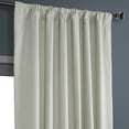 thumbnail image 5 of Light Greige Solid Cotton Blackout Curtain (1 Panel), Light Greige, 50W X 96L, 5 of 11