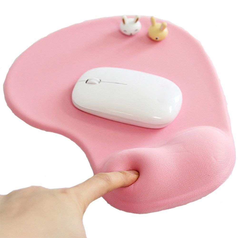 Office Mousepad with Gel Wrist Support Ergonomic Gaming Desktop Mouse