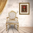 thumbnail image 3 of Brent, Paul 26x32 Gold Ornate Wood Framed with Double Matting Museum Art Print Titled - Damask Lily, 3 of 4