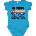 thumbnail image 3 of Inktastic Daddy Still Plays with Trucks Boys Baby Bodysuit, 3 of 5