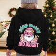 thumbnail image 2 of Staki Kids Christmas Sweater Hoodie Novelty Ugly Christmas Sweatshirt for Girls Kids Christmas Hoodie(Black,8-10 Years), 2 of 7