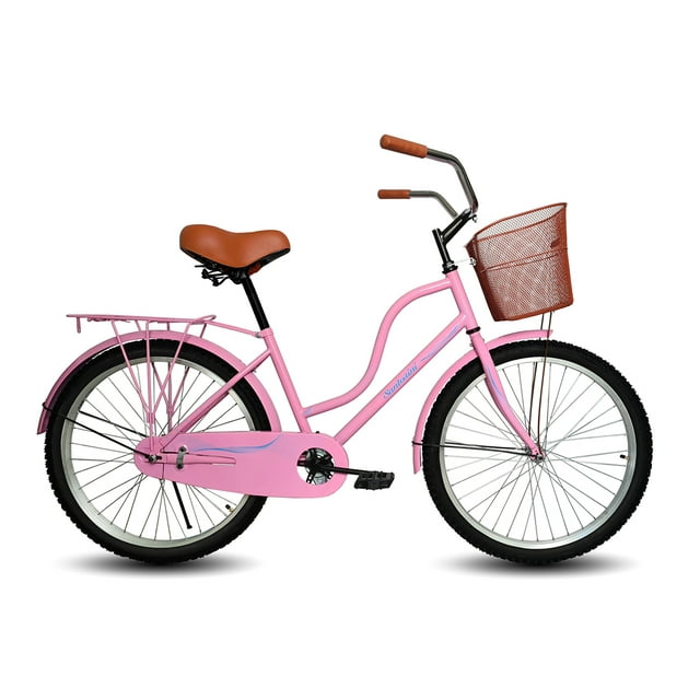 Bicicleta Black Panther Santorini R26 Equipada C/Cta Rosa