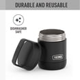 thumbnail image 3 of Thermos Stainless Steel Insulated Food Jar with Handle, 10oz, Black, Ideal Use for Workday Meals and Travel, Made for Portable Food Storage, Dishwasher Safe, For Hot and Cold Food, 3 of 11