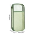thumbnail image 3 of geerera Large Capacity Mesh Pencil Case, Transparent Pen Organizer, Zipper Pouch for Office & Exam Supplies, 9.06x3.94x0.78 Inch, 3 of 6