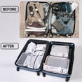 thumbnail image 2 of Travelhouse 7 Pcs Set Packing Cubes for Travel Suitcase Luggage Organizer Bags.White, 2 of 7