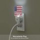 thumbnail image 5 of Balery America Flag Glitter Luz Nocturna LED con Sensor Automático, Enchufe con Sensor Crepuscular, Luz Suave de 0.5W para Dormitorio, Pasillo, Baño-EU, 5 of 7