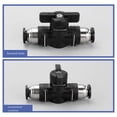 thumbnail image 2 of Copper Nickel Plating Pneumatic Quick In Connector Application Suitable Pipe Working Pressure Application Easy Installation, 2 of 12