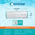 thumbnail image 3 of Hurricane HF7477 Advanced Pool Filter Cartridge for C-7477, PA75SV & FC-1260, 12 Pack, 3 of 11