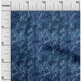 thumbnail image 2 of oneOone Silk Tabby Blue Fabric Asian Batik Floral Quilting Supplies Print Sewing Fabric By The Yard 42 Inch Wide, 2 of 4