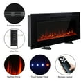 thumbnail image 4 of Maxhonor Electric Fireplace Insert Wall Mounted Freestanding Heater with Remote Control, 1500/750W 30 inch, Black, 4 of 7