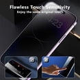 thumbnail image 2 of 2 Pack Privacy Screen Protector Tempered Glass for iPhone 16 - Curved Anti-Spy Anti-Peep 3D Edge Case Friendly, 2 of 6