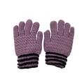 thumbnail image 4 of 4 Pack Women's Thermal Fleece Lined Winter Insulated Knit Thick Gloves (Style 4), 4 of 7