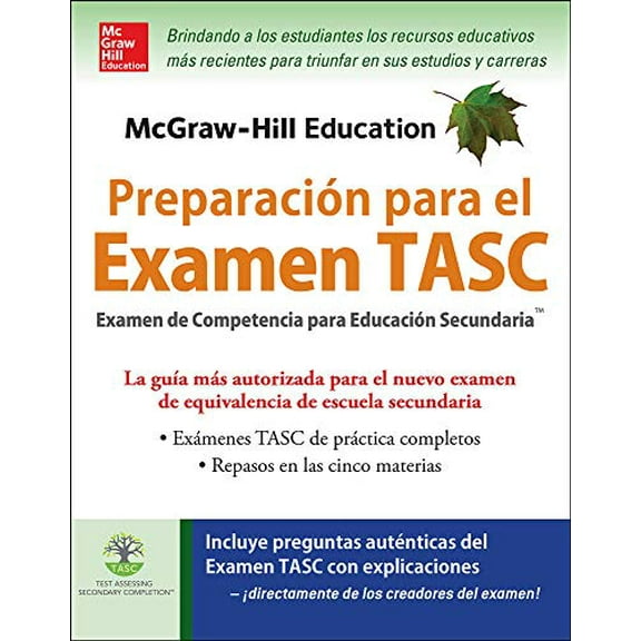 Pre-Owned McGraw-Hill Education Preparación para el Examen TASC