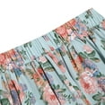 thumbnail image 5 of Weiqiqre Skirts for Women High Waisted Skirt Chiffon Boho Printed Vintage Pockets Swing A-Line Long Skirts, 5 of 9