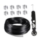 thumbnail image 2 of Kit de reparación de mosquiteros, suministros para mosquiteros de ventanas, piezas de repuesto de 49,21 pies de largo, mosquiteros de puertas para pat, 2 of 9