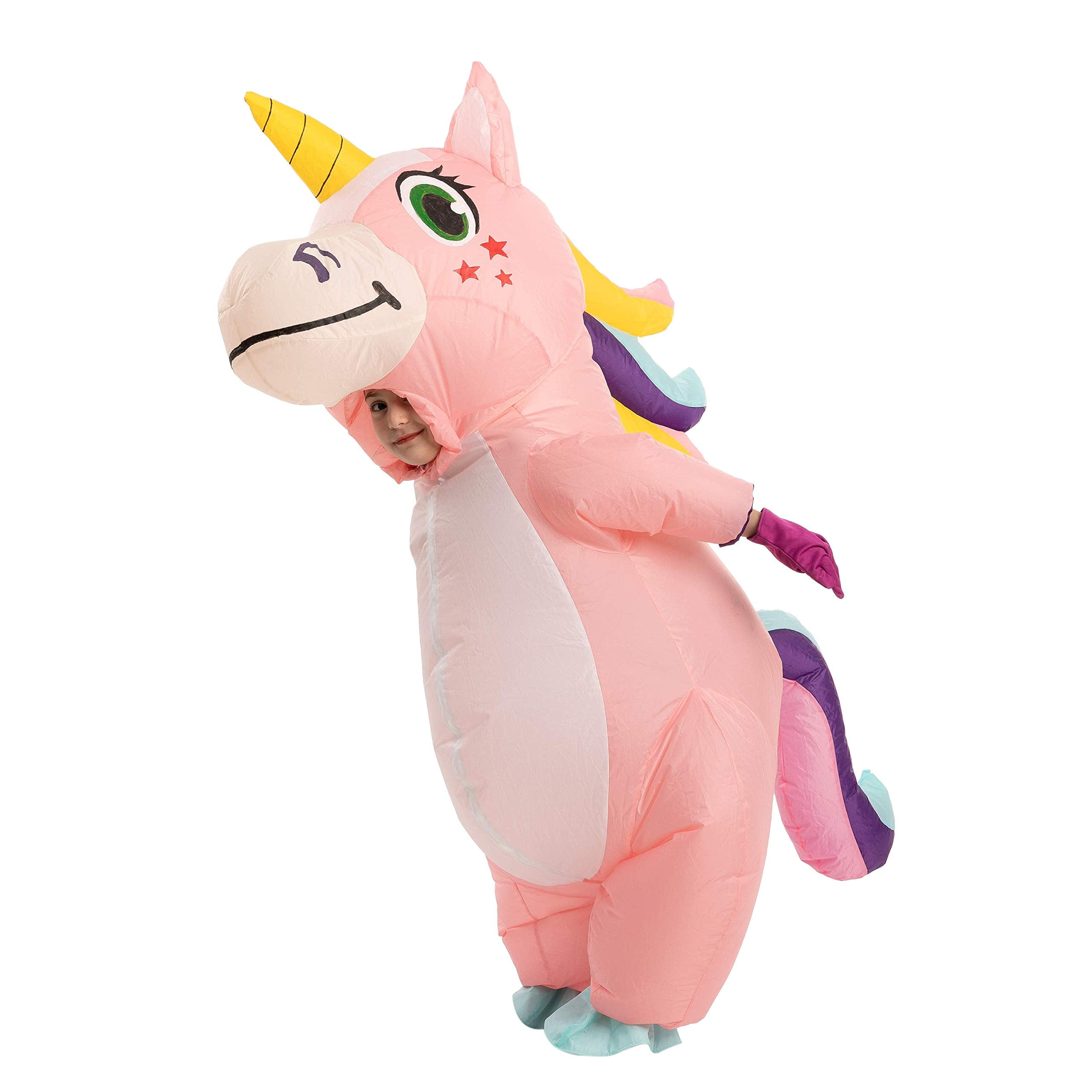 Spooktacular Creations Inflatable Unicorn Full Body Party Costume for 4-6  Years Child Unisex 