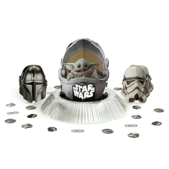 Foil Star Wars The Mandalorian The Child Baby Yoda Party Table Decorating Kit, 23pcs
