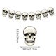 thumbnail image 3 of Decoraciones de banderines de Halloween | Set de 9 banderines colgantes de fantasmas y calaveras | Fondo y decoración de pared para fiestas temáticas de casas embrujadas, 3 of 6