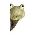 thumbnail image 4 of Estatua de rana, escultura de rana, colección de decoración animal, figura de resina estilo B, 4 of 9