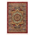 thumbnail image 2 of Rugs.com Amina Collection Rug – 2' x 3' Navy Blue Flatweave Rug Perfect For Living Rooms, Large Dining Rooms, Open Floorplans, 2 of 9