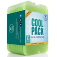 thumbnail image 6 of Healthy Packers Slim Ice Packs for Lunch Bags or Coolers (8 Pack, Green), 6 of 11