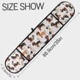 thumbnail image 3 of Dailycode Double Sided Oven Mitt with Loop Heat Resistant Kitchen Long Potholders 7" x 35" Cartoon Happy Dachshund, 3 of 6