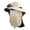 B, variant on Leeye Solar Fan Sun Hat, Wide Brim Cooling Cap with Rechargeable Fan, Solar Powered Hat for Fishing Hiking, 0.75lb