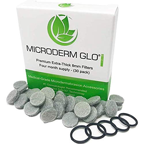 Filtros de repuesto Microderm GLO Mini Premium de 8 mm (paquete de 30)