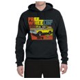 thumbnail image 2 of Ford Free Wheelin 1978 Bronco Classic Rasta 70s | Mens Cars and Trucks Hooded Sweatshirt Graphic Hoodie, Black, Small, 2 of 4