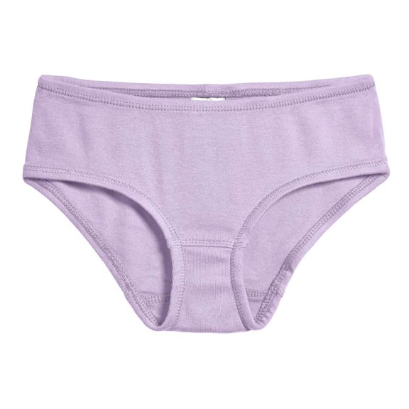 Made in USA Girls Organic Briefs Underwear | Lavender