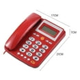 thumbnail image 2 of Pinnaco Big Button Corded Telephone for Elderly Seniors, LCD Display, Flash/Redial/Hands Free Functions, Dual Ports - Ideal for Home and Office Use, 2 of 7