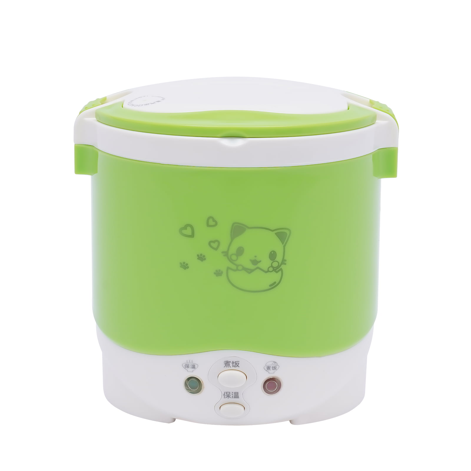 1 Cup Car-Mounted Mini Rice Cooker Steamer,Cooking for Soup Porridge and  Rice,Cooking Heating and Keeping Warm Function,for Cooking Soup, Rice,  Stews, Grains 12V White 