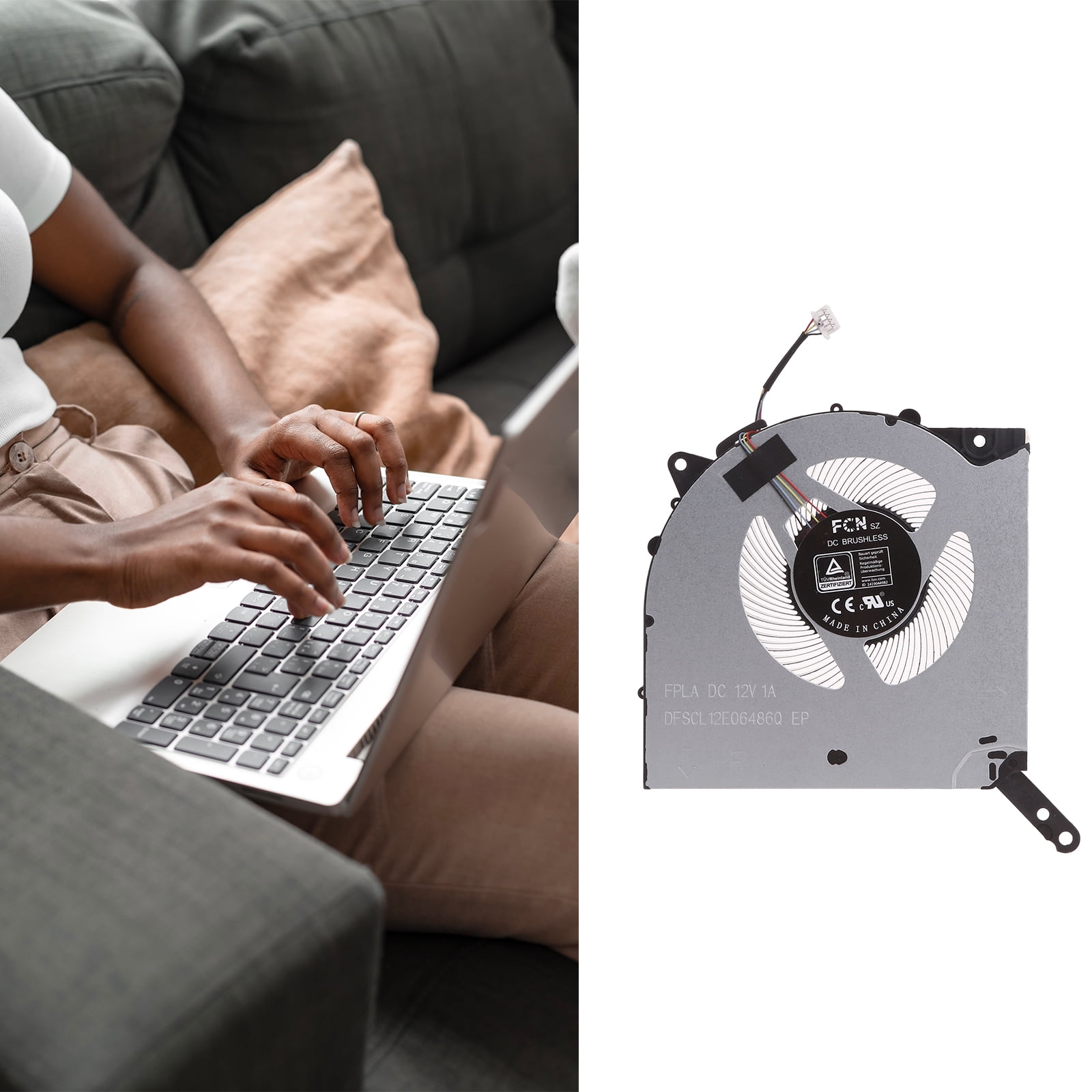 Computer GPU CPU Cooler Fan Radiators for Y9000P Notebook 12V High Cooling Radiators Fan Computer Accessories