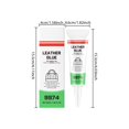 thumbnail image 3 of TIELUTT Leather Strong Bonding Agent for Seats Jackets And Fix Restoration Solution with Applicator Wet And Fix Drywall Drywall Rental Patch Sanded Hole Applicator Plaster Products, 3 of 8