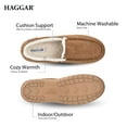 thumbnail image 3 of Haggar Men's Indoor/Outdoor Microsuede Venetian Slipper, 3 of 9