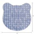 thumbnail image 4 of Mainstays Kids Light Purple Bear Bubble Fur Rug, 4' x 4', 4 of 4