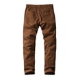 thumbnail image 3 of Pantalones chinos a juego para hombre, rectos 8105, marrón claro, talla 36, 3 of 5